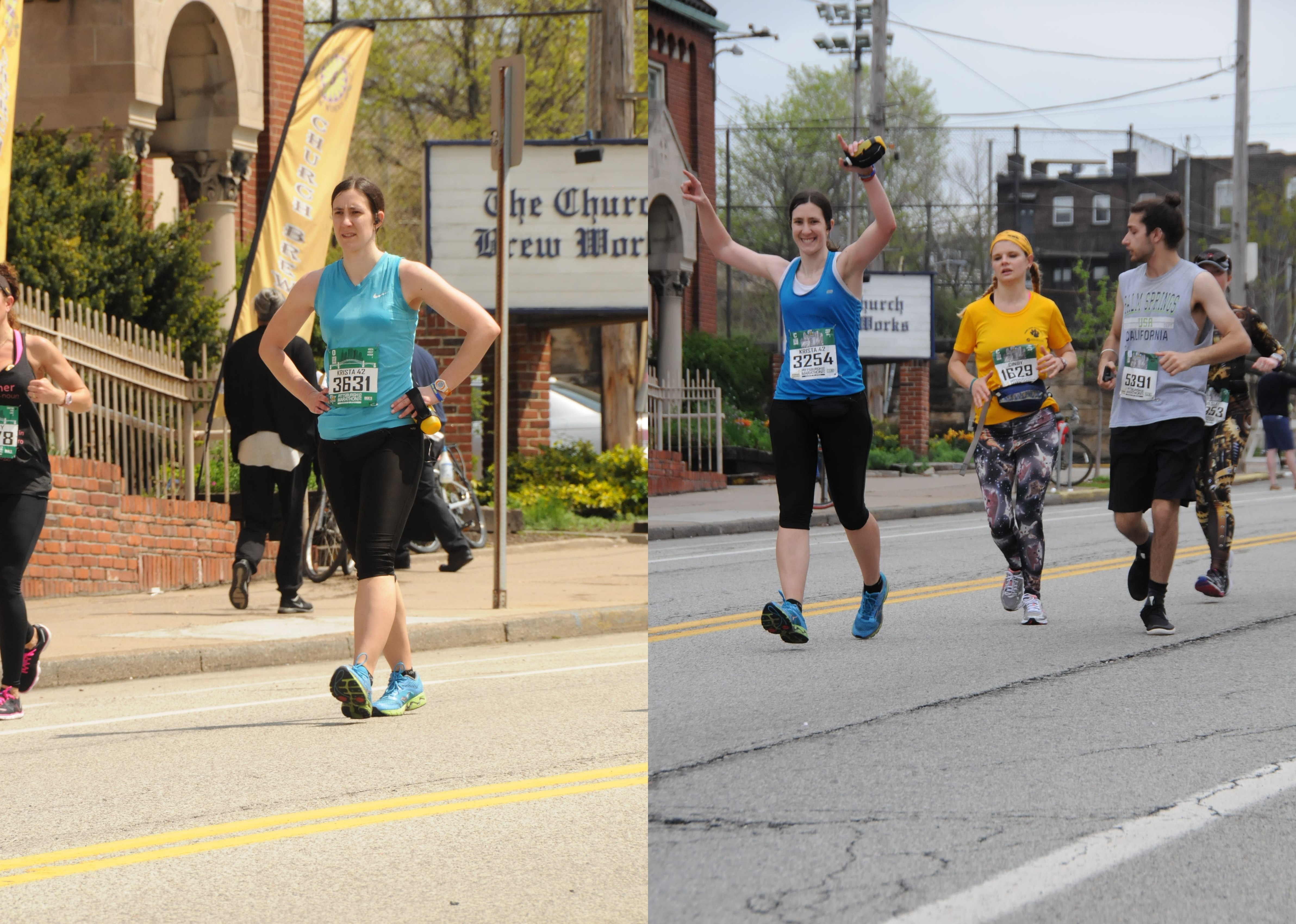 Pittsburgh Marathon walking vs jogging